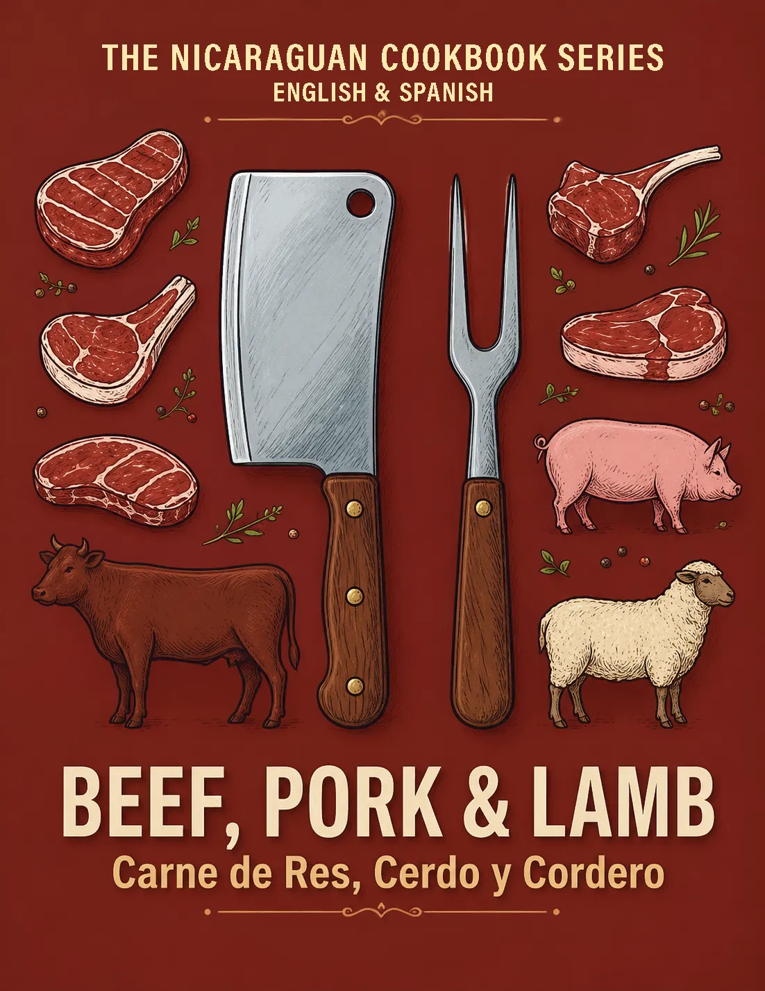 Beef, Pork & Lamb cookbook cover